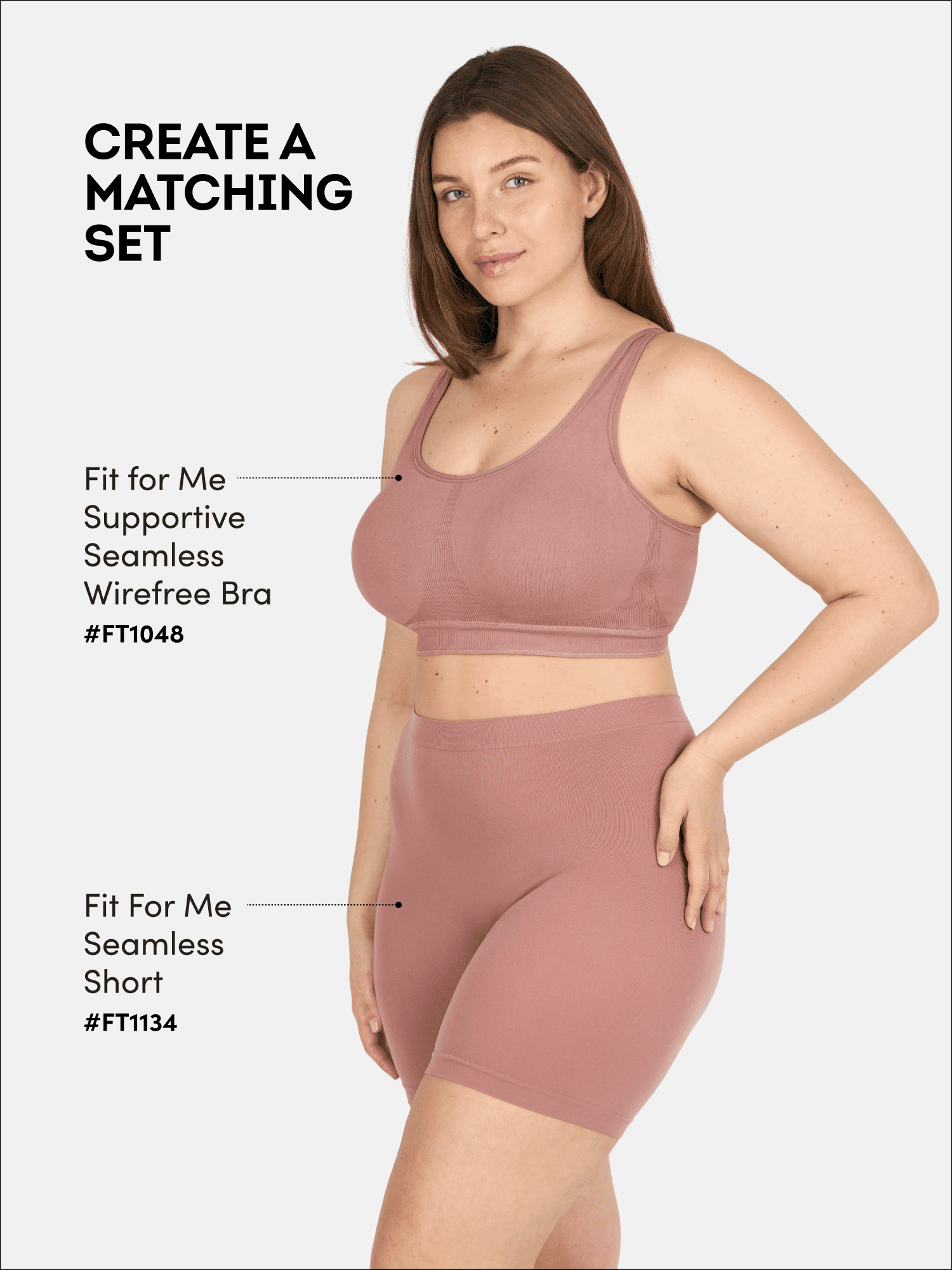 Fit for Me by Fruit of the Loom Women's Plus Size Seamless Short, 2-Pack, Sizes 1X-4X