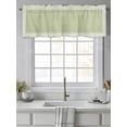 thumbnail image 4 of Valances for Windows Sage Green Abstract Art Rod Pocket Cafe Window Treatments Valance Curtains for Kitchen Bathroom Laundry Basement Windows 42"x18", 4 of 9