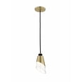 thumbnail image 4 of Mitzi H130701 Angie 1 Light 4-3/4" Wide Led Mini Pendant - Brass, 4 of 5