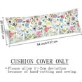 thumbnail image 3 of Floral Spring Body Pillow Cover Flowers Throw Pillow Covers Wild Flower Decor Cushion Long Pillowcase with Zipper Farmhouse Wildflower Decorative Bedding Pillow Cases for Bedroom,Couch,20"x54", 3 of 5