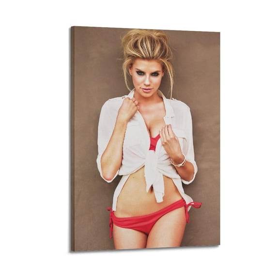 Charlotte McKinney Actress Poster Posters Aesthetic Canvas Posters Room Bedroom Decorative Decor Wall Art Office Home Decor