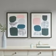 thumbnail image 2 of Urban Habitat Grey Rock Garden Gel Coat Framed Canvas 2 Piece Set in Multi, 2 of 8