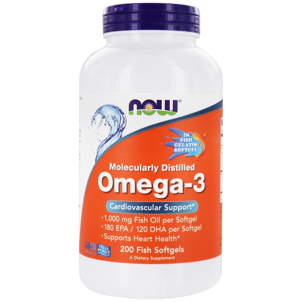 NOW Foods Omega3 180 EPA/120 DHA 200 Softgels
