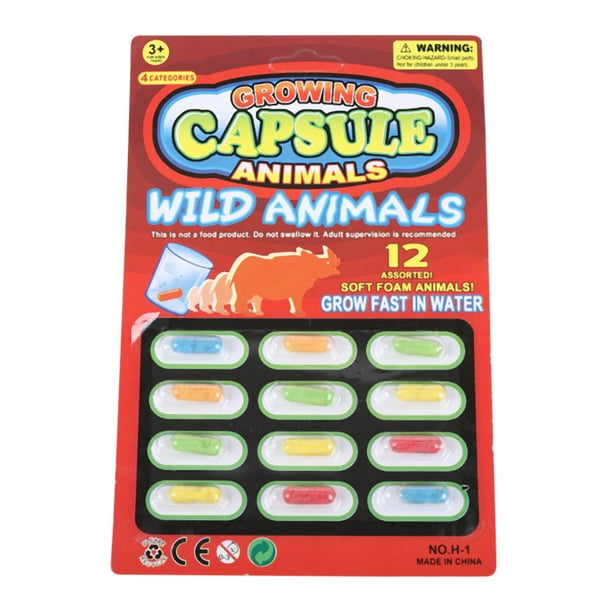 Cápsulas Mágicas de Cultivo Animales del Bosque 12 Piezas Ehuebsd