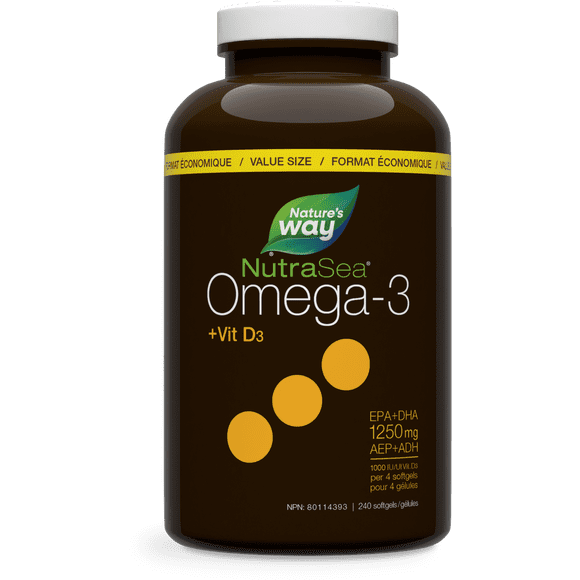 Nature's Way NutraSea+D 240 Softgels