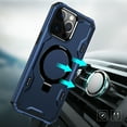 thumbnail image 2 of For iPhone 14 PRO MAX 6.7 in. Case Magnetic Circle Stand Shockproof Phone Cover, 2 of 4