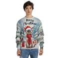 thumbnail image 4 of Merry Christmas Devon Rex Enjoys Catmas Winter Xmas Holiday All Over Print 3D Sweatshirt Unisex Merch Cat Lover Kitten Owner Gifts - 02022, 4 of 6