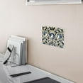 thumbnail image 5 of Yayeee Toggle Light Switch Wall Plate 2-Gang 4.56"x4.48" Decorative Outlet Cover, Blue Floral, 5 of 7