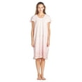 thumbnail image 5 of Casual Nights Women's Flowery Short Sleeve Nightgown, 5 of 5