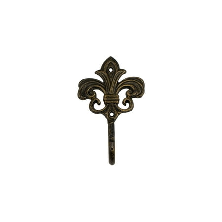 

FantasHome Wall Mounted Cast Iron Home Décor Single Hook - Spire