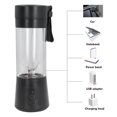 thumbnail image 4 of Small Blender, Convenient 6 Blades Stainless Steel 380ML Capacity Blender Cup  for Travel, 4 of 7