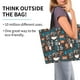 thumbnail image 2 of Fotbe Coffee Lover Print Bolsa Tote Estética de Lona con Estampado para Mujer - Bolsa Reutilizable de Hombro Casual para Vacaciones, Compras, Trabajo y Gimnasio, 2 of 8