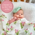 thumbnail image 4 of LollyBanks Tulip Harmony Baby Muslin Swaddle Blanket-47" x 47" -1 Pack, 4 of 8
