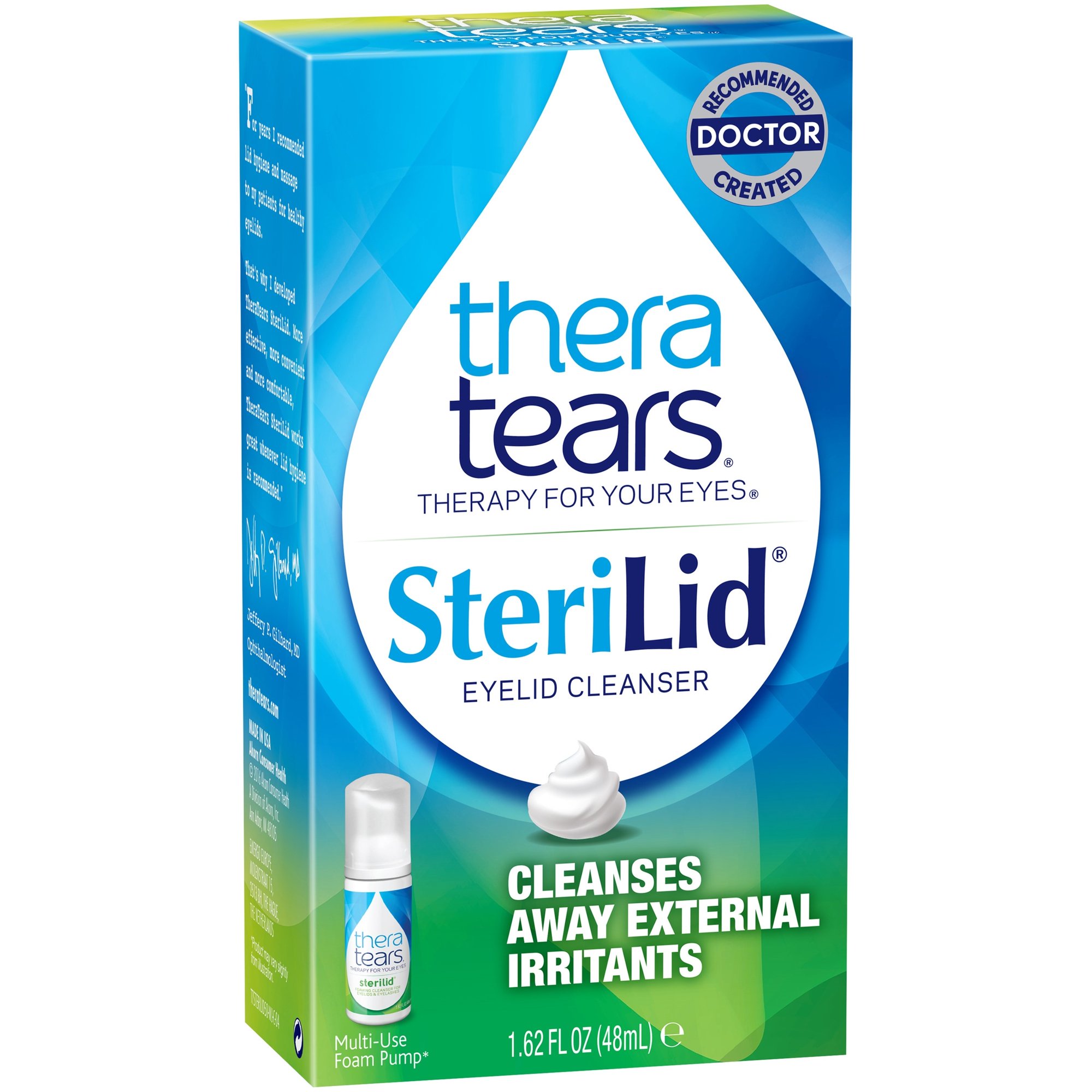 TheraTears Sterilid Eyelid Cleanser, 1.62 fl oz