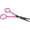 Pink, variant on Tiny Trim - Ball-Tipped Small Pet Grooming Scissor - 4.5 in. Ear, Nose, Face, Paw - for Cats, Dogs,