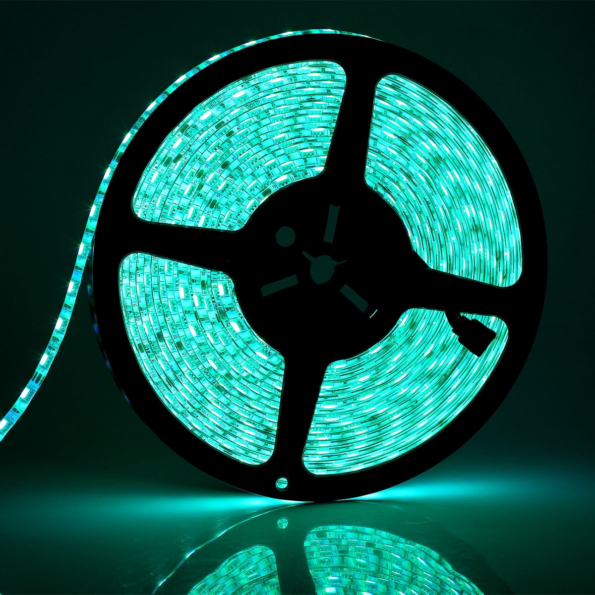 SUPERNIGHT Flexible 32.8ft 10M 600LEDs SMD 5050 LED Strip Light IP65 Waterproof - Color: RGB
