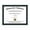 Classic Black, variant on Single Diploma / Document Frame for 17" wide x 14" Tall Diploma