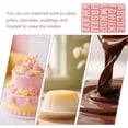 thumbnail image 5 of 26 Cavity Easy Demolding Non-stick Silicone Alphabet Mold, A-Z Letter Mold for Ice Cube Making Chocolate Candy Cake Decoration Pudding, 5 of 7