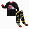 thumbnail image 6 of CAUYDY 5T 6T 7T 8Y 9Y 10Y Child Boy Sleepwear Clothes for Kids Long Sleeve Shirt Elastic Pants 2Pcs Cute Set Boys Fall Winter Pajamas Sizes 8-9 Years,Red, 6 of 6