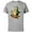 Athletic Heather, variant on Treehouse of Horror Homerzilla Terror - Short Sleeve Cotton T-Shirt for Adults - Customized-Black