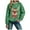 Green, variant on Futezty Women Christmas Sweatshirt Xmas Fleece Warm Vacation Tunic Sweater Shirt Graphic Pullover Top