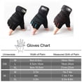 thumbnail image 4 of Guantes de Ciclismo Baoblaze Guantes de Bicicleta al aire libre Negro L, 4 of 8
