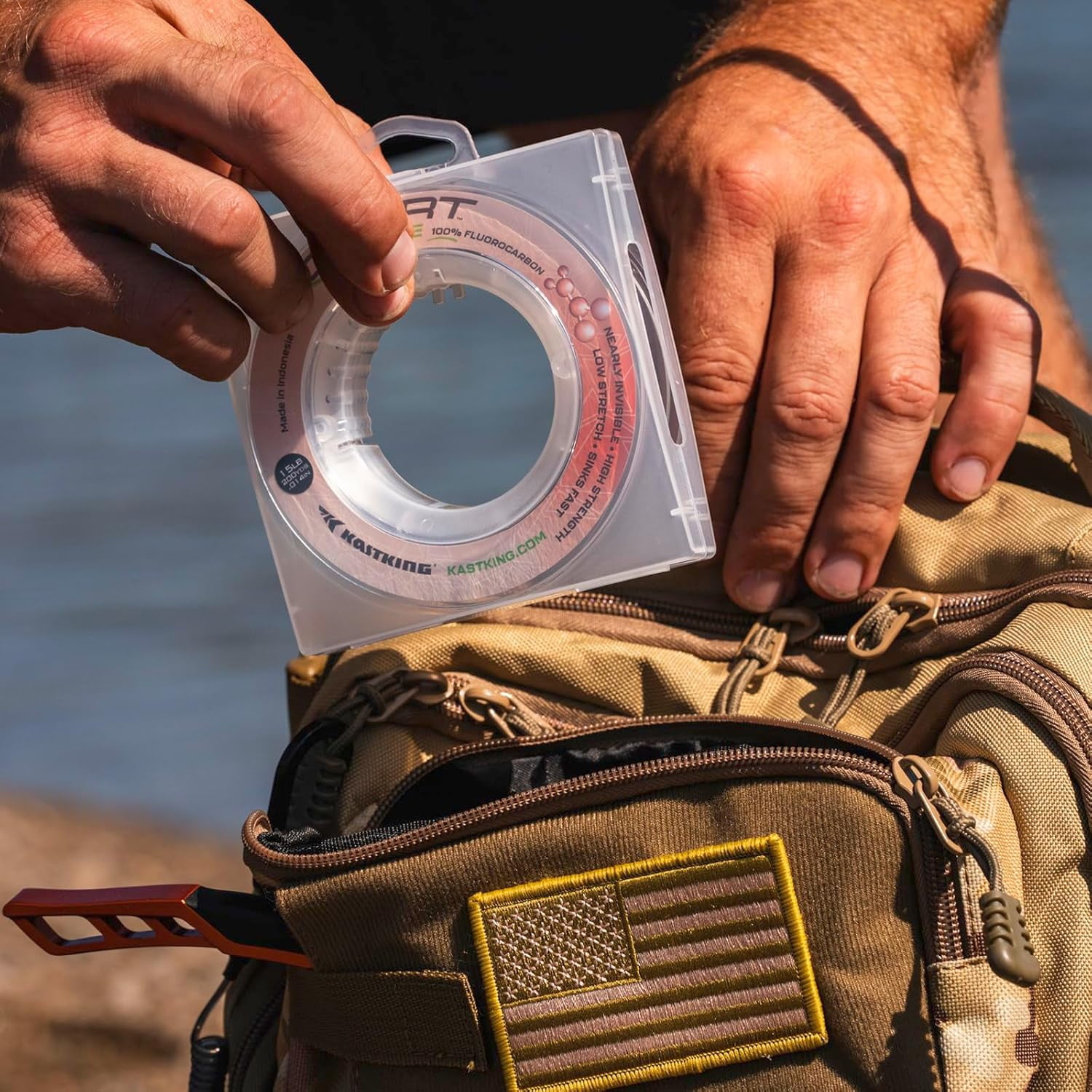 KastKing 100% Fluorocarbon Fishing line, Fishing Leader, Fast Sinking,25YD Spools Available- Kovert Xtreme