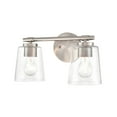 thumbnail image 3 of Millennium Lighting 2 Light Bathroom Vanity Fixture in Multiple Finishes Brushed Nickel Nickel Brushed, 3 of 5