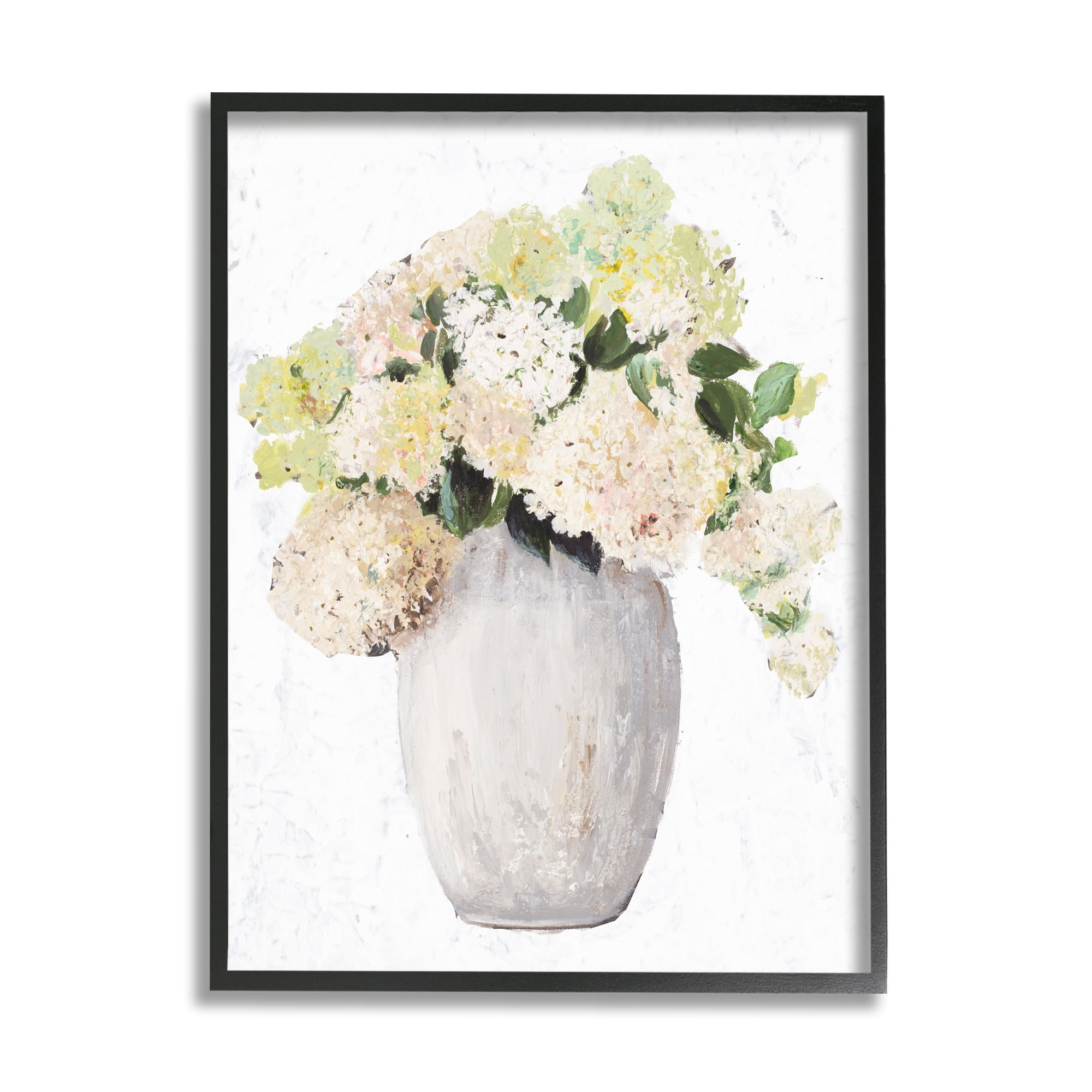 Stupell Industries Mixed Flower Bouquet Tall Vase Floral Arrangement Painting White Framed Art Print Wall Art, Design by Patricia Pinto