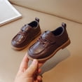 thumbnail image 7 of Owordtank Toddler Girls Boys PU Leather Loafers Comfort Soft Rubber Sole Dress Shoes Toddler Baby Walking Shoes, 7 of 7