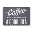 thumbnail image 1 of Lukts Coffee Is Always A Good Idea for Flannel Non-Slip Floor Mat (16x24in) ,Door Mat,Outdoor Rug,Door Mat Outside Entrance, 1 of 7