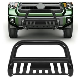 Black Steel Bull Bar Front Bumper Grille Guard For 2007-2018 Chevy Silverado/GMC Sierra 1500 & Compatible SUVs