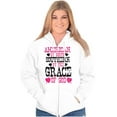 thumbnail image 4 of American Southern By the Grace of God Zip Hoodie Sweatshirt Women Brisco Brands S, 4 of 5