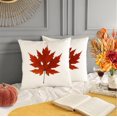 thumbnail image 2 of Fundas de almohada de otoño de 18 x 18, juego de 2, decorativas, para el día de Acción de Gracias, otoño, cocina, decoración del hogar, cojín para el porche, sofá, 2 of 5