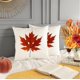 thumbnail image 2 of Fundas de almohada de otoño de 18 x 18, juego de 2, decorativas, para el día de Acción de Gracias, otoño, cocina, decoración del hogar, cojín para el porche, sofá, 2 of 5
