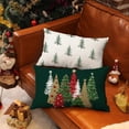 thumbnail image 5 of Christmas Pillow Covers 12x20 Inch Christmas Tree Decorative Green Throw Pillows Winter Christmas Decor for Home Couch TH-50B120, 5 of 6