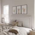 thumbnail image 2 of HomeFare Nail Trim King Headboard in Cream Fabric, 2 of 7