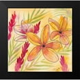 thumbnail image 2 of Dyer, Beverly 12x12 Black Modern Framed Museum Art Print Titled - Sunset Plumeria II, 2 of 5