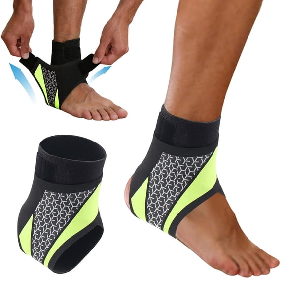 1pc Lightweight Sports Ankle Brace, Breathable Ankle Support Brace, Mesh, Adjustable, Anti-Sprain Ankle Stabilizer Sleeve Thin Wearable Athletic Ankle Guard For Running Gym Hiking,Adjustable