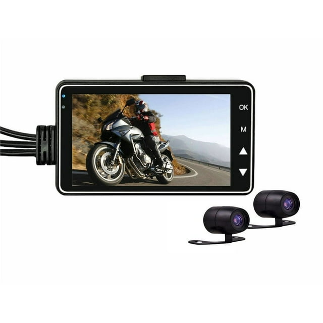 SE300 Motorcycle DVR Front+Rear Dash Camera Motorcycle Dash Cam Video Recorder Front Rear View Waterproof Motorcycle Camera