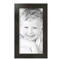 thumbnail image 2 of ArtToFrames 7" x 13" Flat Pewter Picture Frame, 7x13 inch Silver Wood Poster Frame (WOM-4887),  Pack, 2 of 7