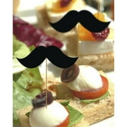 Way to Celebrate 2.5" Mustache Paper Picks, 36 count