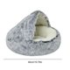 thumbnail image 2 of Cama de gato esponjosa redonda con cubierta con capucha calmando suave y calmante cama para perros acogedora cama de gato cama para mascotas para gato interior o perro pequeño, 2 of 6