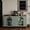 Mint Green, variant on Buffet Server Cabinet | Useful in Dining Room, Stores Select Items | MDF and Glass Material, Good Light Transmission | Adjustable Shelves for Flexible Use