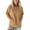 Brown, variant on Enjoytime Sweatshirt for Women Solid Color Pullover Long Sleeve Tops Lightweight Casual Crewneck Sweatshirts with Pockets Army Green M