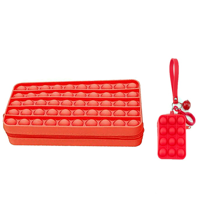 Plastic Square Storage Silicone Coin Pouch Keychain, Packaging
