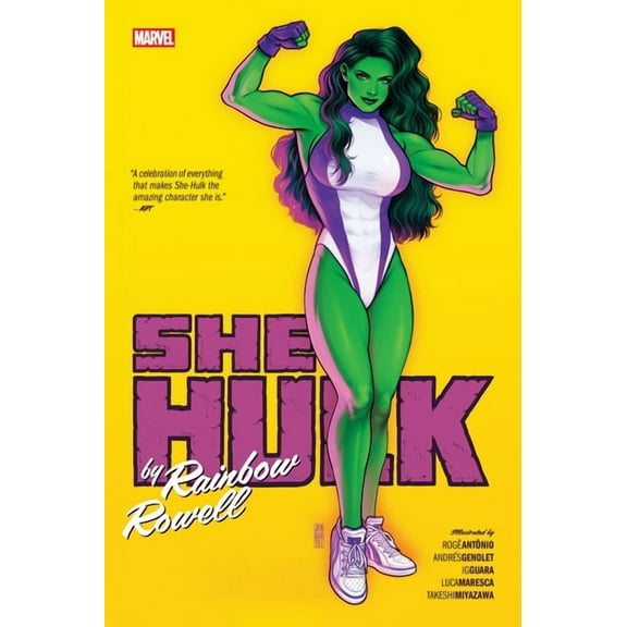 She-Hulk She-Hulk by Rainbow Rowell Omnibus Jen Bartel Cover, (Hardcover)