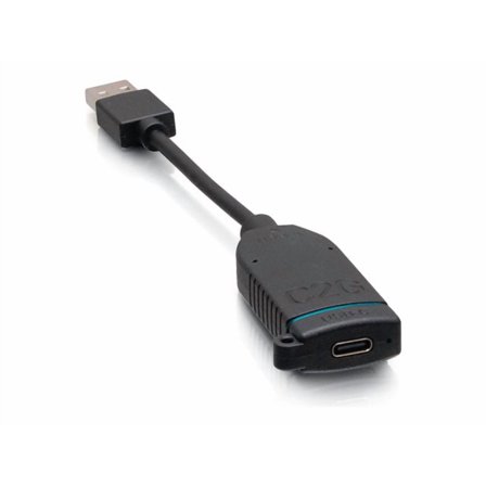 C2G C2G30061 USB-C to USB-A Dongle Adapter Converter for AV Ring