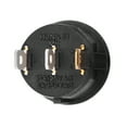 thumbnail image 5 of 5PCS Round Red Lamp 3 Pins SPST Boat Rocker Switch AC 250V/6A 125V/10A, 5 of 7