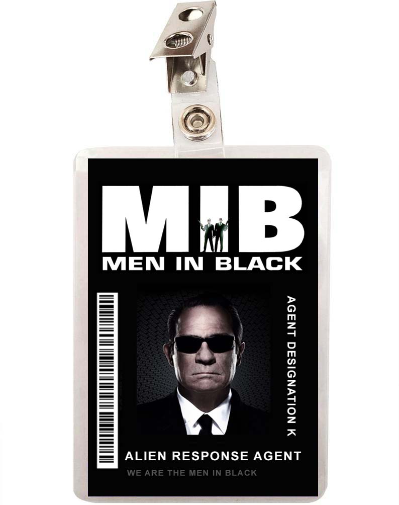 MIB Agent K & J ID Set of 2 ID Badges